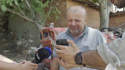 Bursa Büyükşehir Belediye Başkanı Mustafa Bozbey, Harmancık ilçesinde devam eden