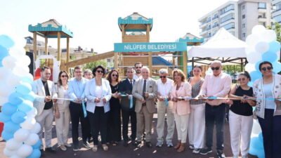 Nilüfer Belediyesi, Balat Mahallesi’nde yapımı tamamlanan 4 bin 156 metrekarelik