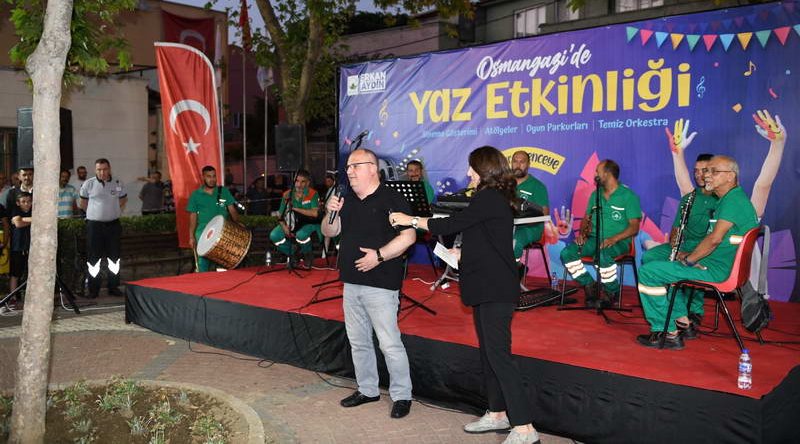 Bursa Osmangazi’de 'Yaz Etkinliği’ adı altında gerçekleştirilen programının ilk adresi