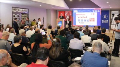 Bursa Büyükşehir Belediye Başkanı Mustafa Bozbey, Haziran Ayı Değerlendirme Toplantısı'nda