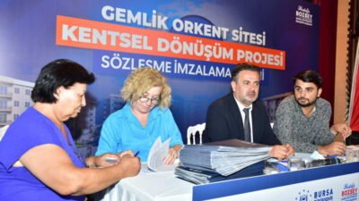 Bursa Büyükşehir Belediyesi ve Gemlik Belediyesi öncülüğünde BURKENT ve GEMTAŞ