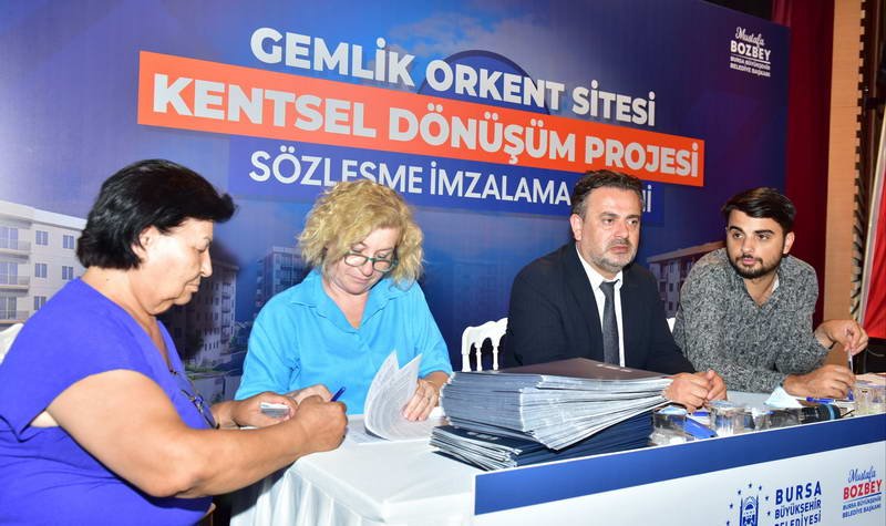 Bursa Büyükşehir Belediyesi ve Gemlik Belediyesi öncülüğünde BURKENT ve GEMTAŞ
