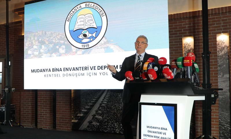 Mudanya Belediyesi tarafından bilimsel yöntemlerle hazırlanan “Bina Envanteri ve Deprem