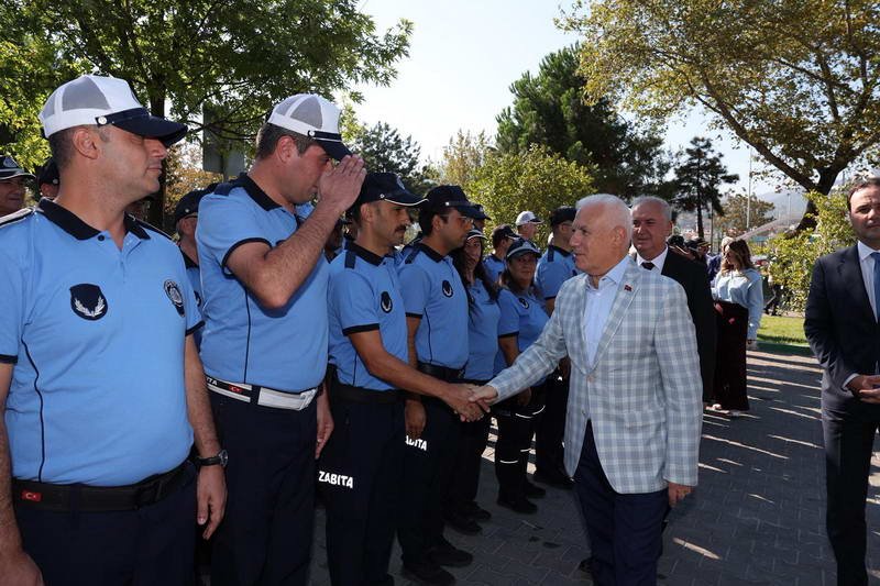 Bursa Büyükşehir Belediye Başkanı Mustafa Bozbey, Zabıta Teşkilatı’nın 199. kuruluş