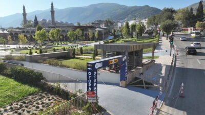 Bursa Büyükşehir Belediyesi tarafından Tarihi Çarşı ve Hanlar bölgesinde hizmete