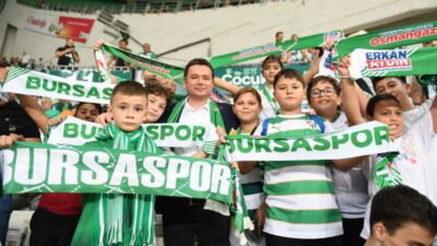 Bursaspor’a verdiği desteklerle ön plana çıkan Osmangazi Belediye Başkanı Erkan