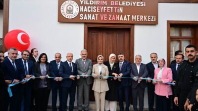 Yıldırım Belediyesi’nin, ilçeye kazandırdığı Yıldırım Hacıseyfettin Sanat ve Zanaat Merkezi,