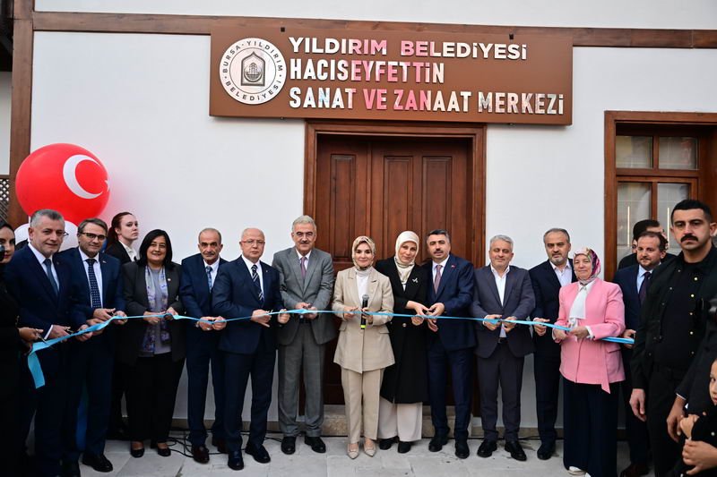 Yıldırım Belediyesi’nin, ilçeye kazandırdığı Yıldırım Hacıseyfettin Sanat ve Zanaat Merkezi,