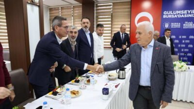 Bursa Gümrük Müşavirleri Derneği üyeleriyle bir araya gelen Büyükşehir Belediye