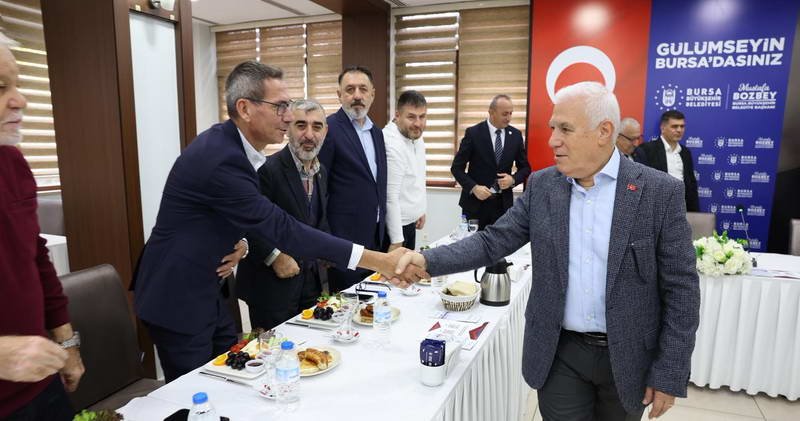 Bursa Gümrük Müşavirleri Derneği üyeleriyle bir araya gelen Büyükşehir Belediye