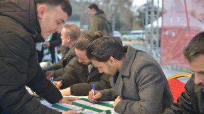 Bursa Büyükşehir Belediyesi tarafından Millet Bahçesi Kültürpark Atatürk Stadyumu girişinde