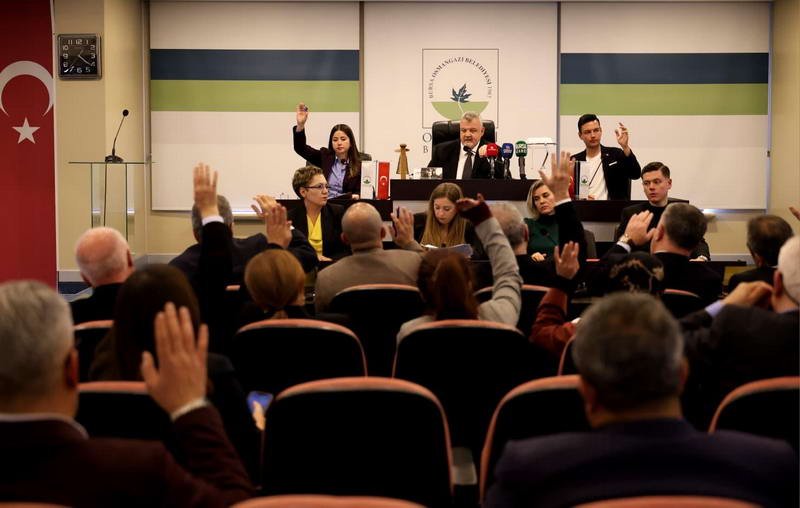 Osmangazi Belediyesi’nin Aralık Ayı Olağan Meclis Toplantısı, belediye meclis salonunda