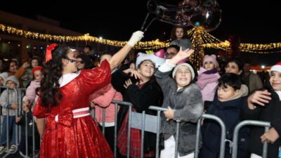 Nilüfer Belediyesi’nin yeni yıl heyecanını birlikte her yaş grubundan vatandaş