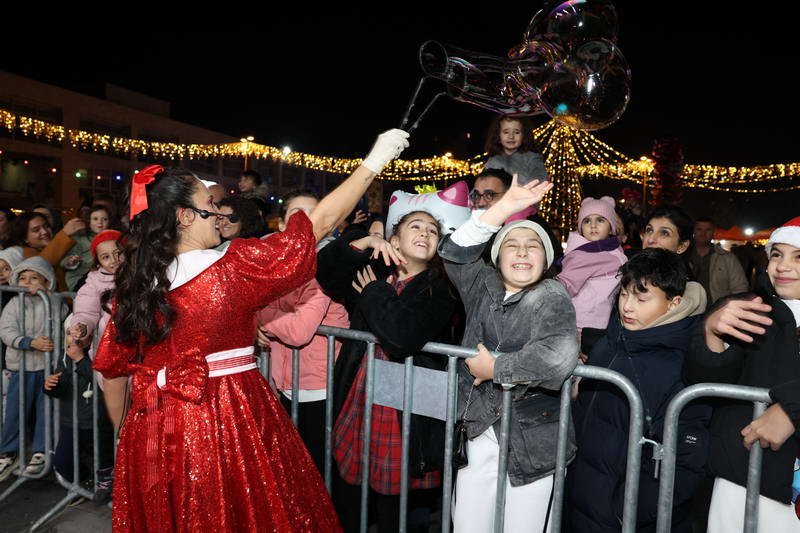 Nilüfer Belediyesi’nin yeni yıl heyecanını birlikte her yaş grubundan vatandaş