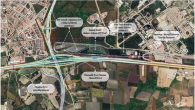 Bursa'da Emek–Şehir Hastanesi Hafif Raylı Sistem Hattı Projesi kapsamında Büyükşehir