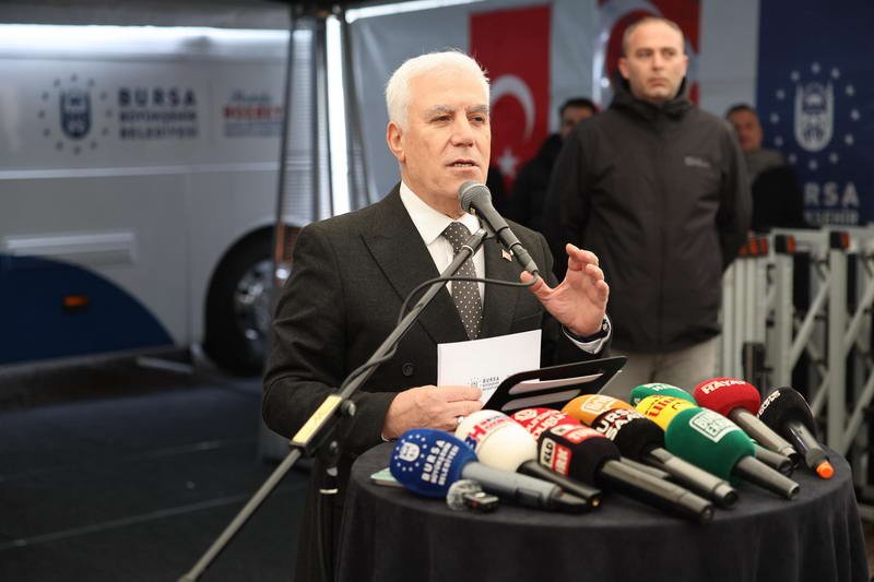 Bursa Büyükşehir Belediye Başkanı Mustafa Bozbey, 75. Yıl Kent Ormanı’nın