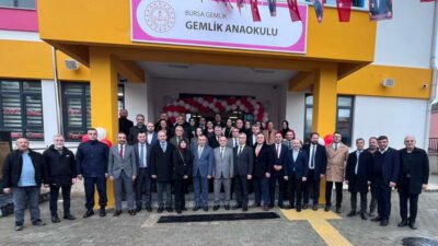 Avrupa Birliği finansmanıyla inşa edilen ve 8 derslikten oluşan Gemlik