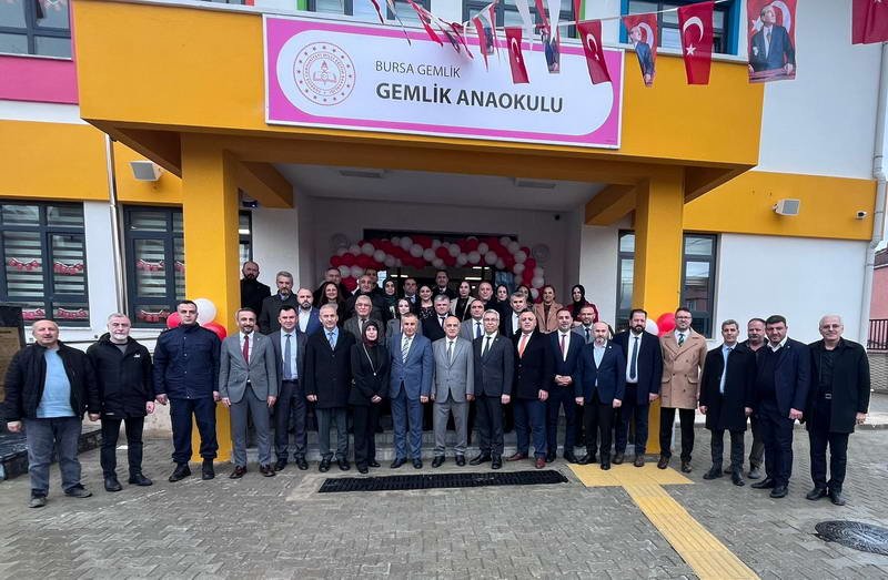 Avrupa Birliği finansmanıyla inşa edilen ve 8 derslikten oluşan Gemlik