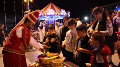 Nilüfer Belediyesi Halk Evi önünde kurulacak olan Nilüfer Ramazan Sokağı,
