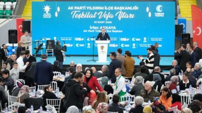 AK Parti Yıldırım İlçe Başkanlığı tarafından düzenlenen “Teşkilat Vefa İftarı”,