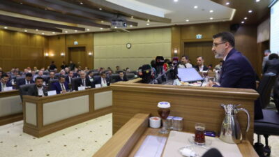 Bursa Büyükşehir Belediyesi Başkan Vekili Şahin Biba başkanlığında gerçekleştirilen BUSKİ