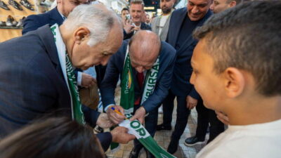 Tarihi Çarşılar Federasyonu'nun düzenlediği programda bölge esnafı ile bir araya