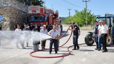Bursa Büyükşehir Belediyesi, kırsal mahallelerde olası yangınlara karşı müdahale kapasitesini