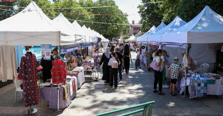 Bursa Büyükşehir Belediyesi tarafından kadın emeğini desteklemek ve üretici kadınların