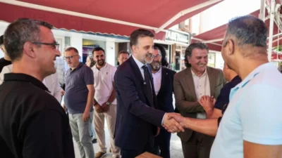 Bursa Büyükşehir Belediyesi Başkan Vekili Şahin Biba, Kestel ilçesinde Büyükşehir