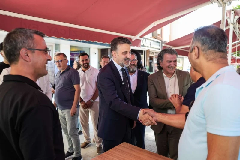 Bursa Büyükşehir Belediyesi Başkan Vekili Şahin Biba, Kestel ilçesinde Büyükşehir