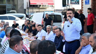 Yıldırım Belediye Başkanı Oktay Yılmaz, Anadolu Mahallesi esnafıyla bir araya