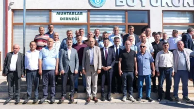 Bursa Büyükşehir Belediyesi Başkan Vekili Şahin Biba, ilçe ziyaretleri kapsamında