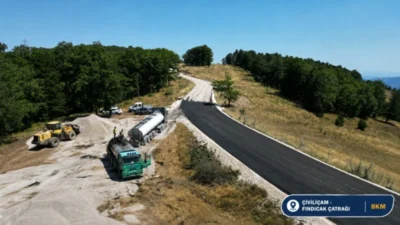 Bursa Büyükşehir Belediyesi, kırsal mahallelerde ulaşım ağını güçlendirecek yatırımlar çerçevesinde