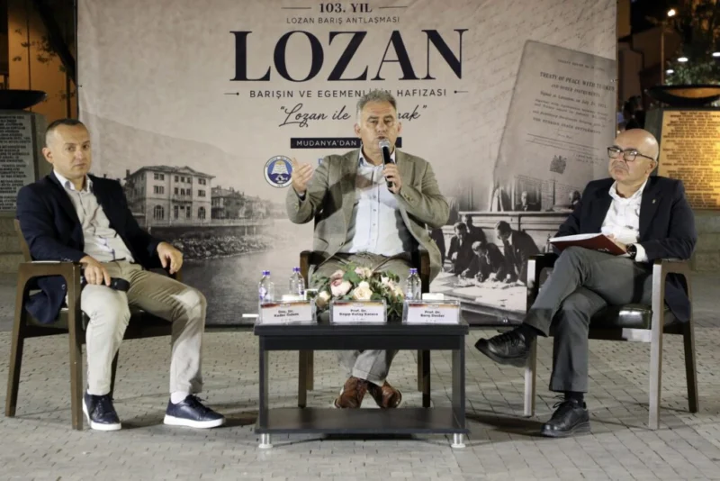 Mudanya Belediyesi, Lozan Barış Antlaşması’nın 103. yıl dönümünde “Lozan ile