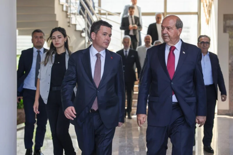 Osmangazi Belediye Başkanı Erkan Aydın, KKTC 5. Cumhurbaşkanı Ersin Tatar'ı