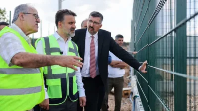Bursa Büyükşehir Belediyesi Başkan Vekili Şahin Biba, Nilüfer ilçesinde yapımına