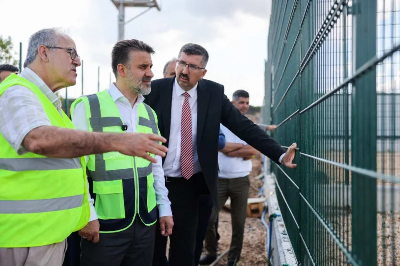 Bursa Büyükşehir Belediyesi Başkan Vekili Şahin Biba, Nilüfer ilçesinde yapımına