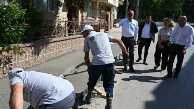Fen İşleri Müdürlüğü tarafından Yeni Mahalle'de 2 bin 53 metrelik