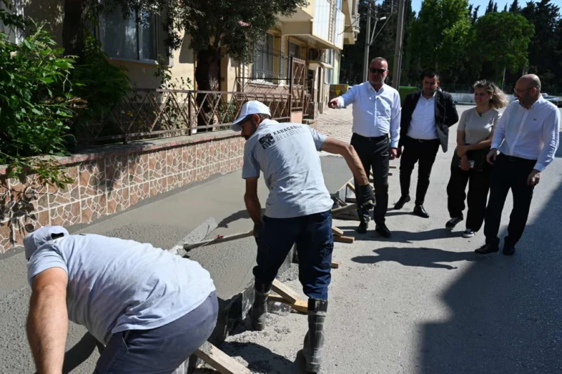 Fen İşleri Müdürlüğü tarafından Yeni Mahalle'de 2 bin 53 metrelik