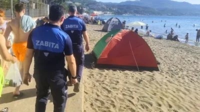 Gemsaz ve Kumsaz mevkiinde gerçekleştirilen ortak çalışmalarda, çadır kurulması, ateş