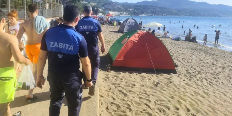 Gemsaz ve Kumsaz mevkiinde gerçekleştirilen ortak çalışmalarda, çadır kurulması, ateş