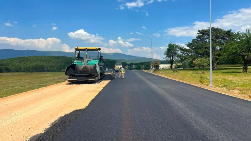 Kırsal bölgelerde de altyapı ve üstyapı yatırımlarını sürdüren Bursa Büyükşehir