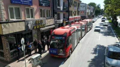 Bursa Büyükşehir Belediyesi tarafından İnegöl’de hayata geçirilmesi planlanan metrobüs hattı