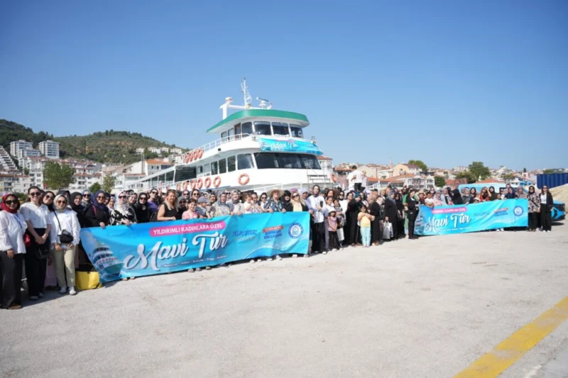 Yıldırım belediyesi’nin ilçede yaşayan kadınlar için düzenlediği ücretsiz mavi tur