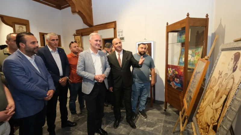 İnegöl Kent Müzesinde bugüne kadar 182 farklı sergi düzenlenirken, Kent
