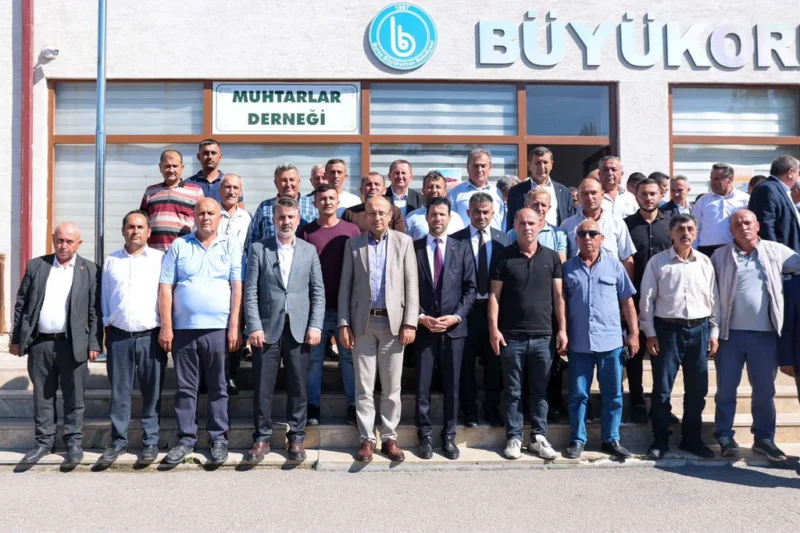 Bursa Büyükşehir Belediyesi Başkan Vekili Şahin Biba, ilçe ziyaretleri kapsamında