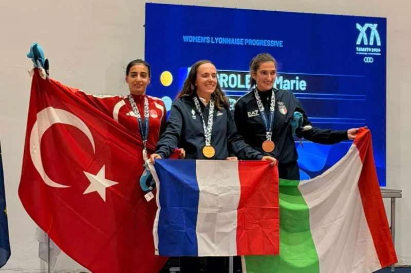 İtalya’nın Taranto kentinde düzenlenen 2026 Akdeniz Oyunları’nda bocce volo basamak