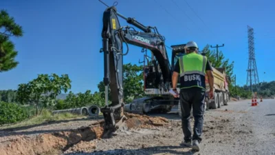 Bursa Büyükşehir Belediyesi, il genelinde sürdürdüğü altyapı ağını güçlendirme çalışmaları