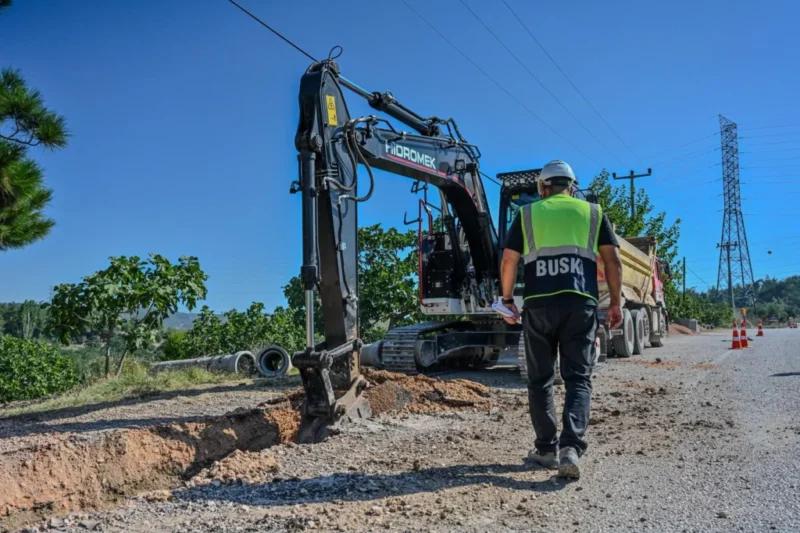 Bursa Büyükşehir Belediyesi, il genelinde sürdürdüğü altyapı ağını güçlendirme çalışmaları