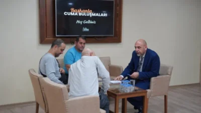 Orhangazi Belediye Başkanı Bekir Aydın’ın her cuma günü gerçekleştirdiği randevusuz